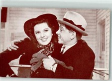39613177 - Actors Mickey Rooney and Ann Rutherford Movie Scene