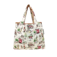 Foldable Nylon Reusable Grocery Bags 2 Pack Shopping Bags for Travel Durable