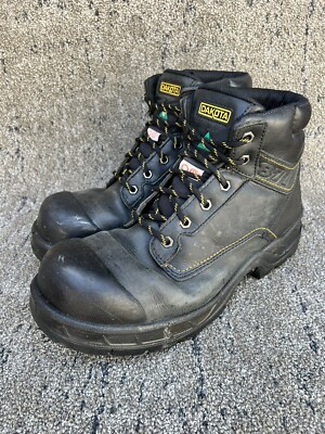 え。 Dakota 6” Work Boots 6877 Steel Toe & Plate Insulated Black