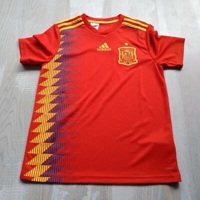 ウェア Spain National Team Jersey Spain Team Jersey Home football shirt 2017 - 2019 Adidas BR2713