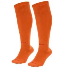 NWT Nike Classic YOUTH 13C-3Y Cushioned Knee High Soccer Socks Kid 1 Pair Orange