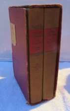 Vintage 1939 Box Set of 2 Anna Karenina-Random House Book By Leo Tolstoy-Sleeve