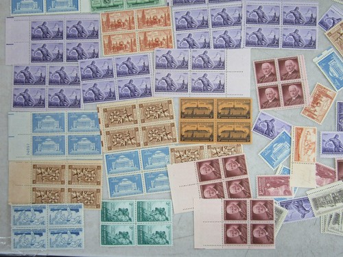 Nystamps US much mint NH old stamp & block collection high cost m3qf - Picture 8 of 11