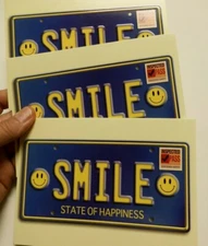 3 Cards Design Greetings Encouragement Support SMILE State of Happiness Blank