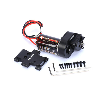 RCAWD Enhanced 180 Motor Metal Gearbox Combo Transmission for FMS 1/18 Series
