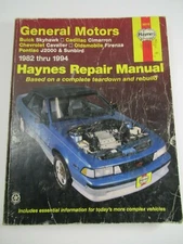 Haynes # 38015 Repair Manual General Motors 82-94 Buick Skyhawk Cadillac + More