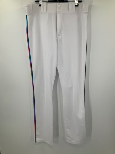 STEVENS MIAMI MARLINS MLB WHITE MAJESTIC GAME USED PANTS 2019 SZ: 39 - Picture 1 of 5
