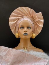 Adejoke African Headtie Auto Gele, Headgear.