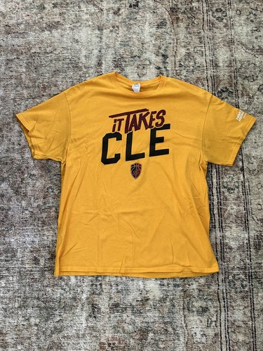 Cleveland Cavaliers “It Takes CLE” Shirt Size Extra Large (XL)