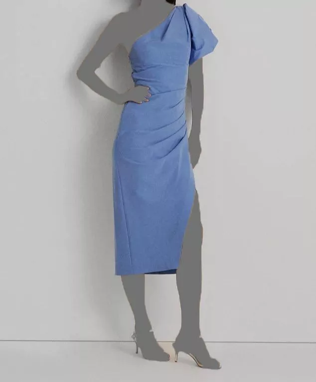 Lauren ralph lauren top one shoulder dress