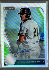 2021 Panini Prizm Draft Picks Base Prizms Silver #64 Lonnie White Auto