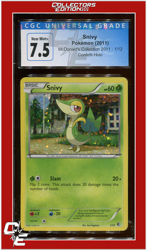 Snivy graded CGC 7.5 for sale on eBay