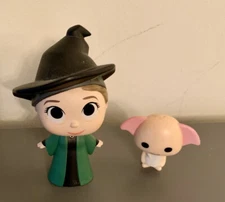 Funko Harry Potter Mystery Minis- Professor Minerva McGonagall and Dobby