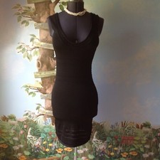 Express  Women's Knit Sleeveless Black Dress Size Small