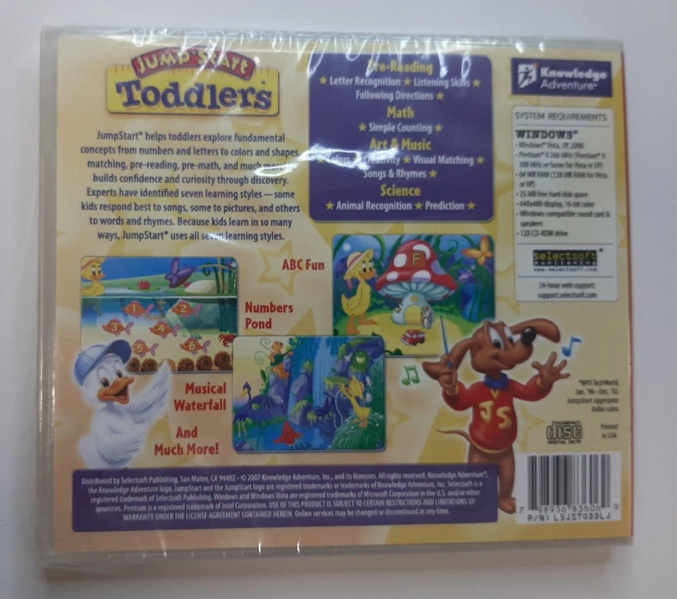 Jump Start Toddler PC CD-ROM 2007 - Image 2 of 2