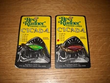Reef Runner 1/2 oz. Cicada Fishing Lures - New on Card - 2 Lures