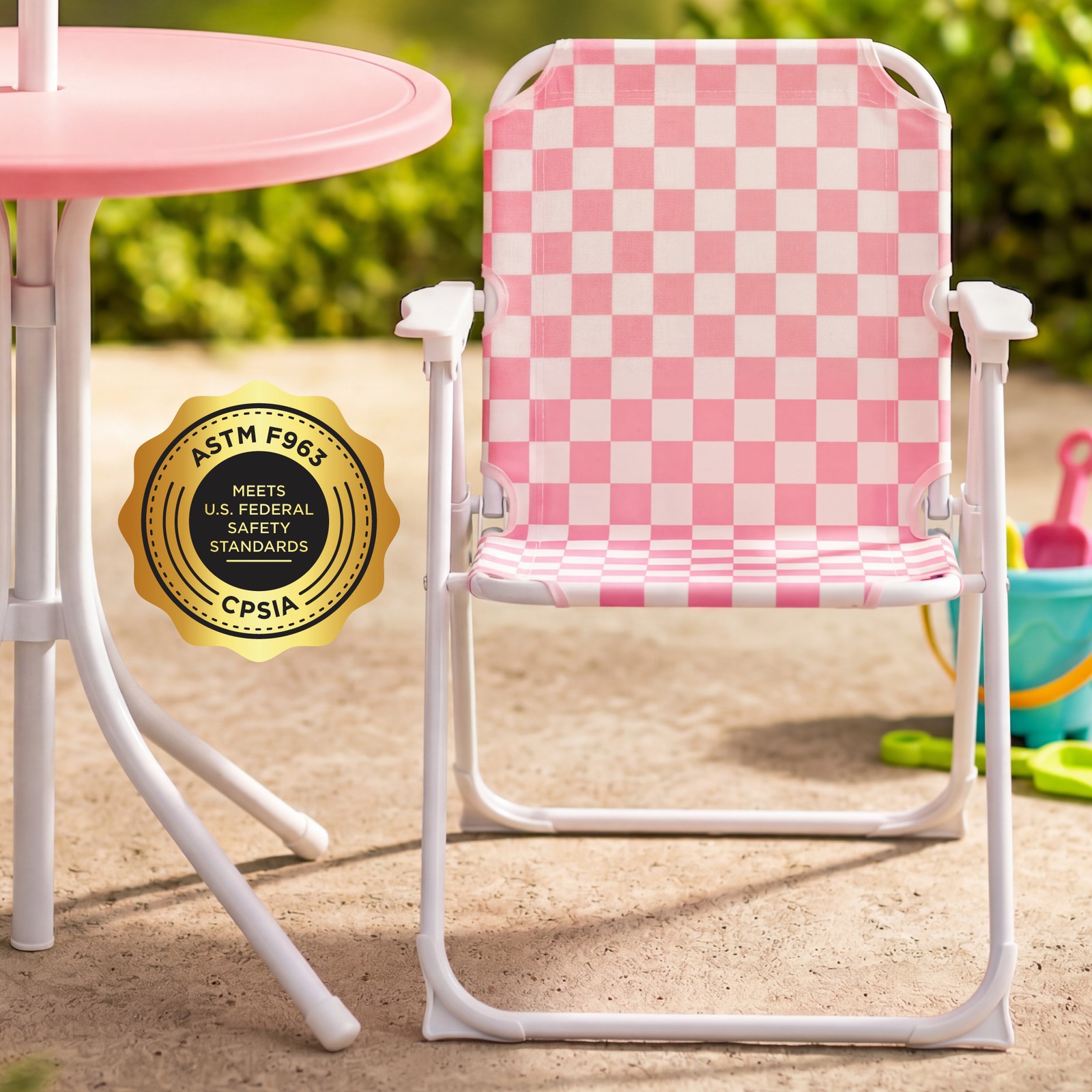 Best Choice Products Kids Outdoor Table and Chair Set with Umbrella