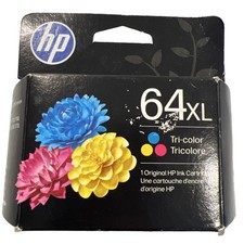 HP 64XL High Yield Tri-color Original Ink Cartridge, 415 pages N9J91AN 140 READ