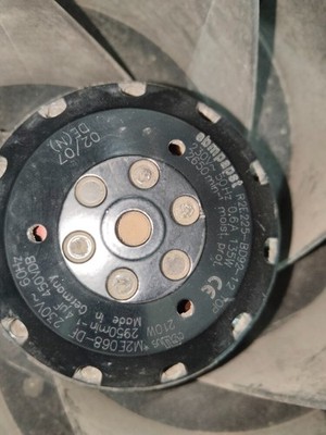 Ebm Papst R2E225-BD92-12 BLOWER FAN