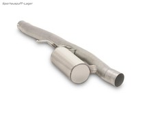 Remus Edelstahl Vorschalldämpfer-Ersatzrohr hinten VW Golf 8 R