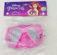 Disney Princess Ariel The Little Mermaid Swim Mask Goggles Pool Beach New 7+