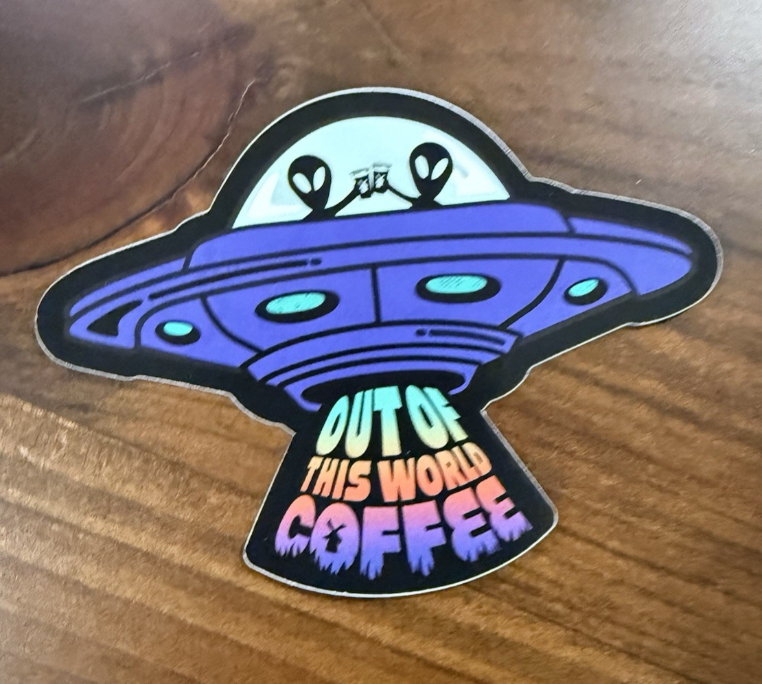 Dutch Bros Out Of This World Coffee Sticker March 5 2025 Aliens