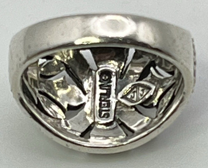 JUDITH JACK Solid Sterling Silver MARCASITE size … - image 6