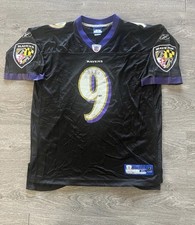 Steve McNair Baltimore Ravens #9 Reebok NFL Jersey Mens XL Black