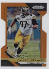 2018 Panini Prizm Orange Prizm 120/249 Cameron Heyward #35 10up