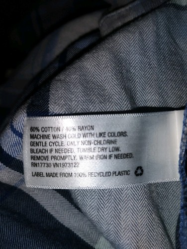 Camicia donna con bottoni in flanella a quadri filo universale taglia XL - Foto 11 di 12