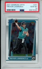 TREVOR LAWRENCE RC 2021 Panini Optic - Rated Rookie #201 (RC) PSA 10! INVEST!!