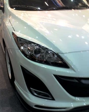 Eyelids eyebrows headlight brows for 2010-2013 MAZDA 3 PAINTED colors in DESCRPT