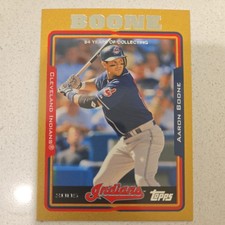 2005 Topps Updates & Highlights - Aaron Boone #UH11 Gold /2005