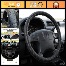 Universal Black Lace Steering Wheel Cover 14-15 Inch Retro Classic Style - Diy F