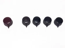 Lot of 5: Small Daka Bakelite Vintage Pointer Knobs for Electronics Pultec, etc