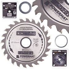 Trennscheibe Holz 125mm S&auml;geblatt Kreiss&auml;geblatt 24-Zahn 125x22.5 Reduzierring