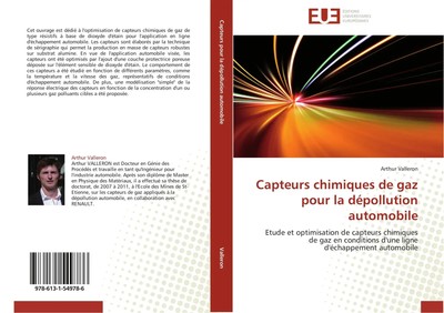 Arthur Valleron | Capteurs chimiques de gaz pour la dépollution automobile