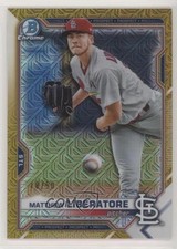 2021 Bowman Mega Box Gold Mojo Refractor 18/50 Matthew Liberatore #BCP-29 4z8