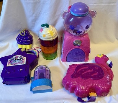 Polly Pocket Large Lot 6 Playsets w/ Mini Doll & Accessories Kids Collectable