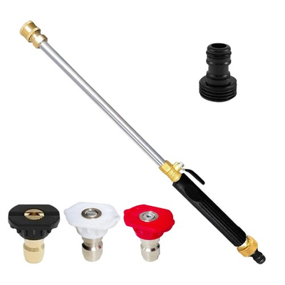 #ad Jet Nozzle Power Washer for Garden Hose with 3 high pressure nozzles $34.23