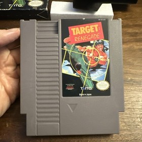 Target Renegade (Nintendo NES) W Original Receipt & Reg - Tested - Authentic