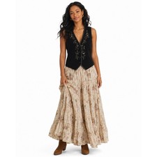 Christopher & Banks Embroidered Corduroy Vest...
