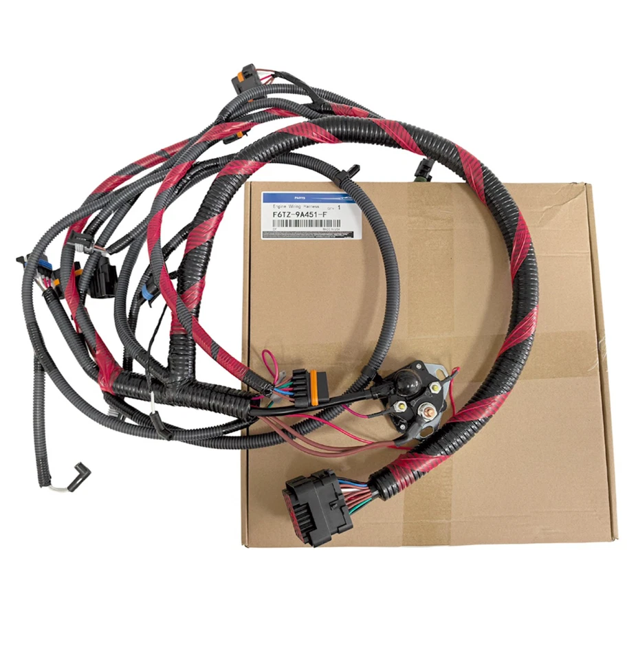 F6TZ9A451F Engine Wiring Harness F6TZ-9A451-F for Ford F-150 F250 F350 4.9L 300 Foto 2 de 4