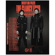 Twenty One Pilots The Clancy Tour 2025 Poster