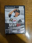 MVP 07 NCAA Baseball (Sony PlayStation 2, 2007) CIB Complete Tested W/ Manual