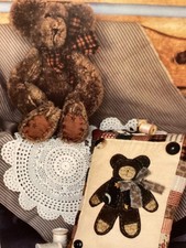PATTERN Shaggy Plush Teddy Bear Doll  Teddy Bear Pillow NEW A Stitch in Time