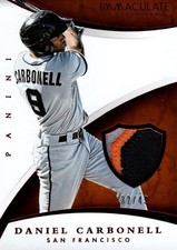 2015 Immaculate Swatches Prime #47 Daniel Carbonell Jersey /49 - BB