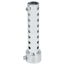 Motorrad-Auspuff Schalldämpfer Silber 35mm universell abnehmbar