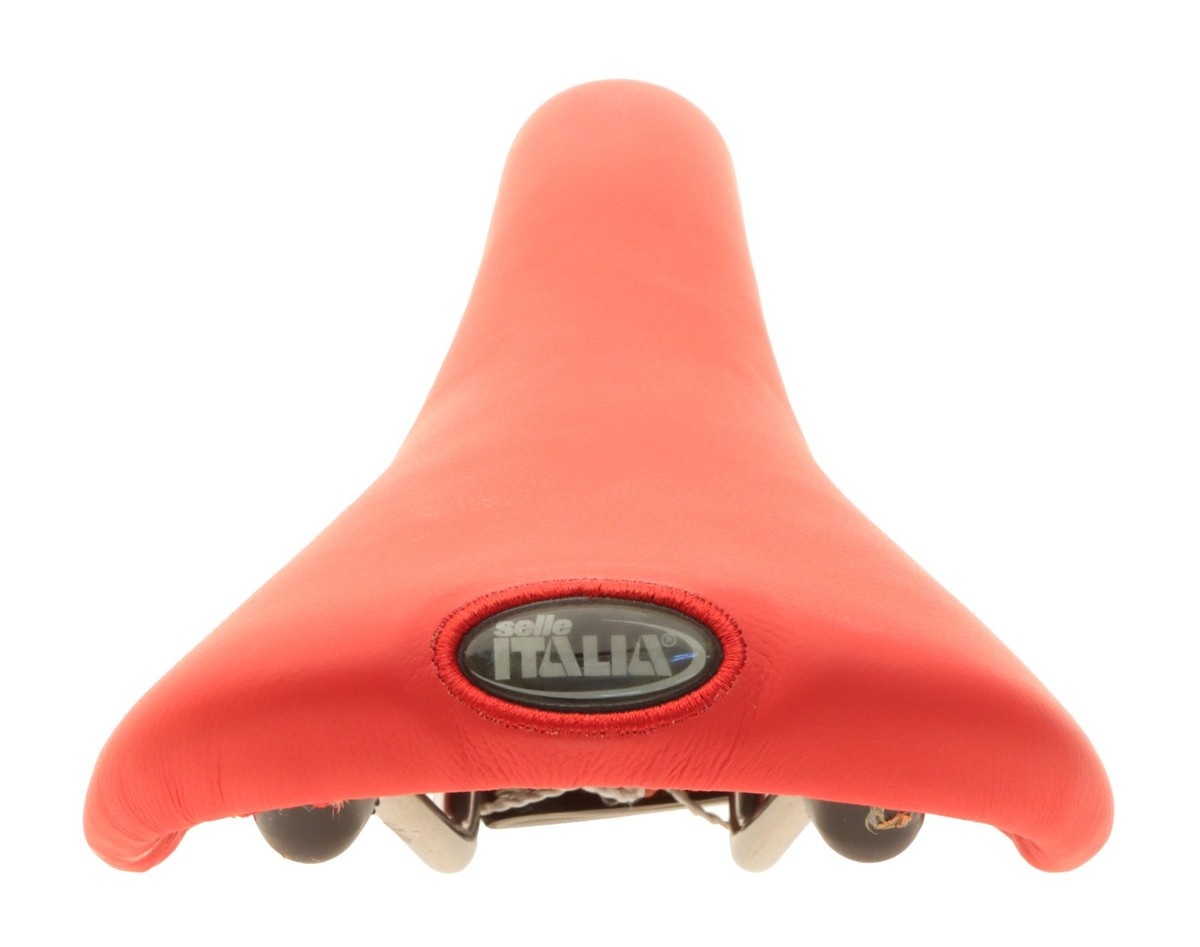 Selle Italia Flite Saddle Titanium Rail Calendar Red Leather 2002