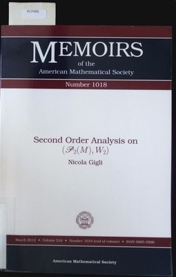 Second order analysis on (P 2 (M), W 2). Memoirs of the American Mathematical So